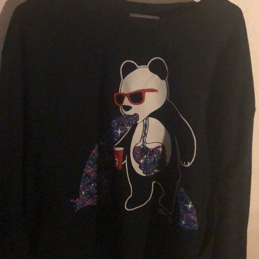 Black means graphic long sleeve